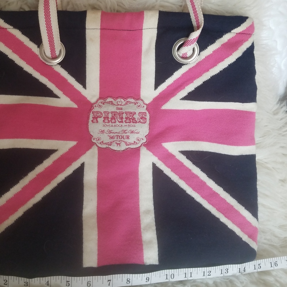 RARE ⭐ VINTAGE VS Pink Nation 1986 heavy tote